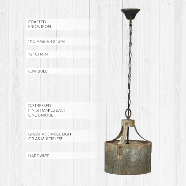 Rynx | Dane Iron Light Hanging Chandelier
