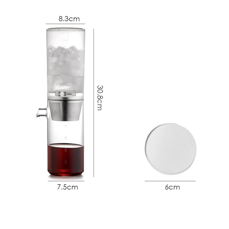 Rynx | Adjustable Glass Drip Cold Coffee Brewer