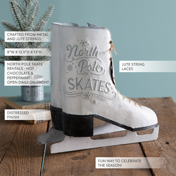 Rynx | North Pole Ice Skating Skate Planter