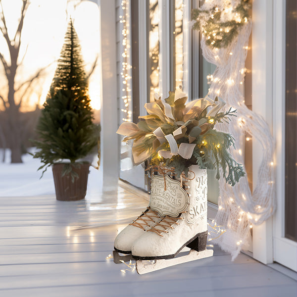 Rynx | North Pole Ice Skating Skate Planter