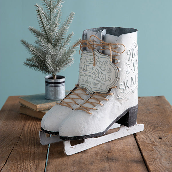 Rynx | North Pole Ice Skating Skate Planter
