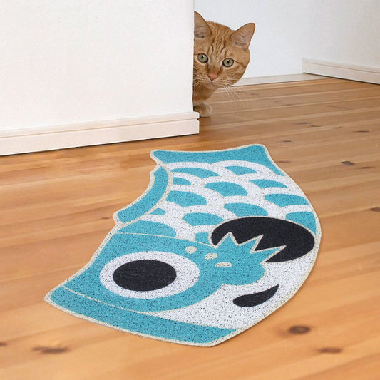 Rynx | Cute lake blue koi fish bath mat