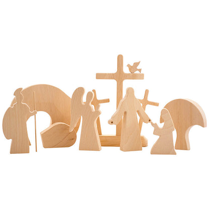 Rynx | Easter Scene Wooden Decoration