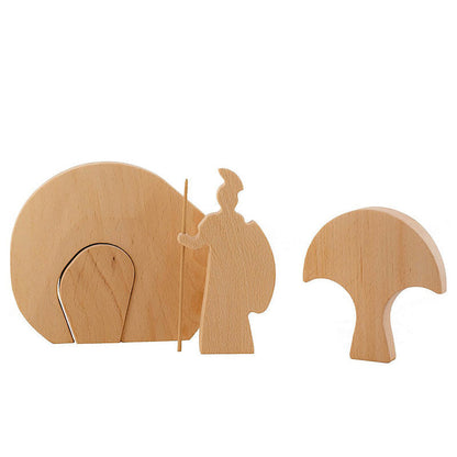Rynx | Easter Scene Wooden Decoration