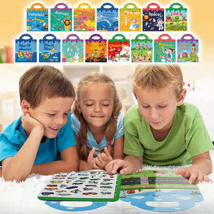 Rynx | Waterproof Eco-Friendly Educational Sticker Book for Kids