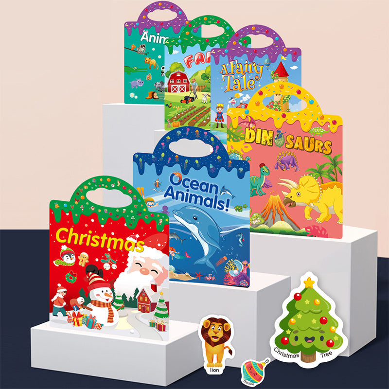 Rynx | Waterproof Eco-Friendly Educational Sticker Book for Kids