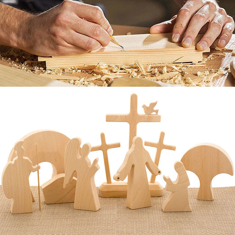 Rynx | Easter Scene Wooden Decoration