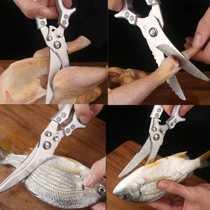 Rynx | Stainless Steel Bone Cutting Kitchen Scissors