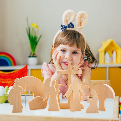 Rynx | Easter Scene Wooden Decoration