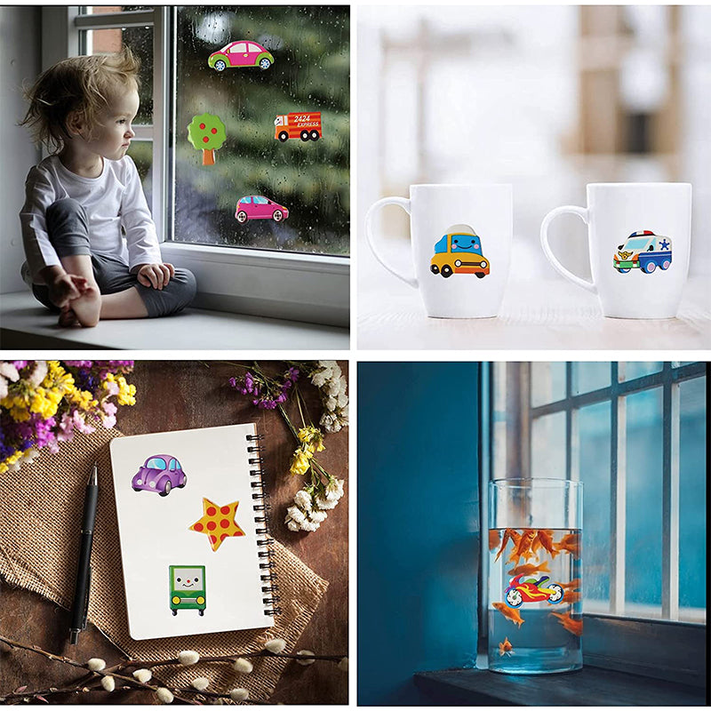 Rynx | Waterproof Eco-Friendly Educational Sticker Book for Kids