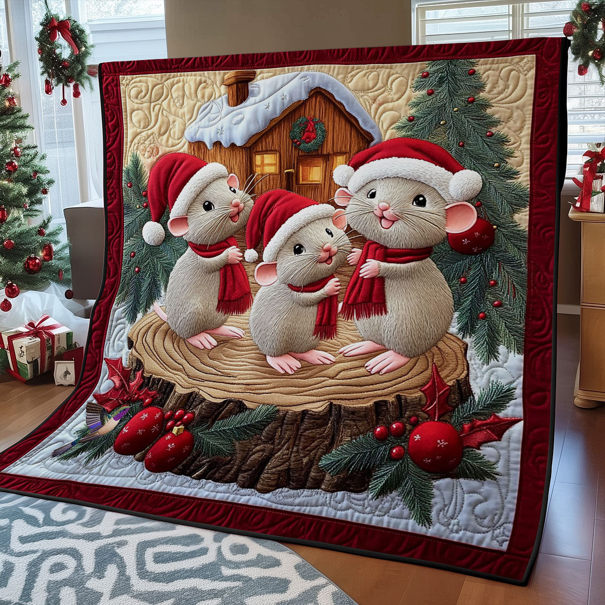 Rynx | Santa Mouse Quilt