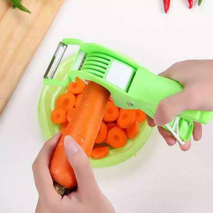 Rynx | 2 In 1 Vegetable Cutter with Peeler