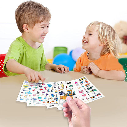 Rynx | Waterproof Eco-Friendly Educational Sticker Book for Kids
