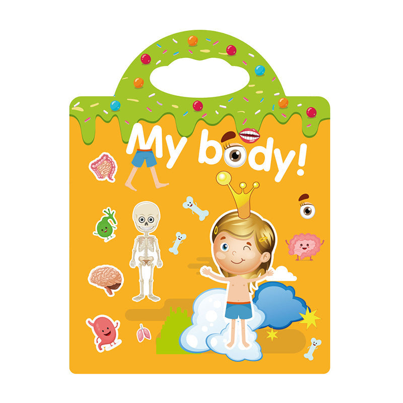 Rynx | Waterproof Eco-Friendly Educational Sticker Book for Kids