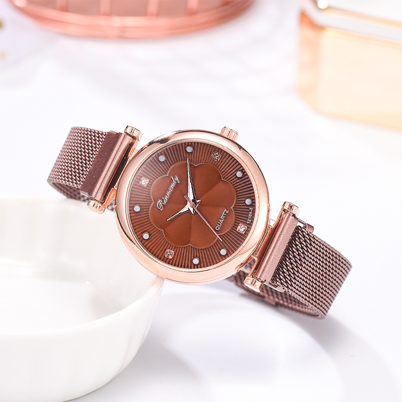 RYNX | Flower Glass Quartz Watch watch brown