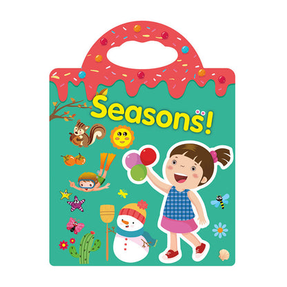 Rynx | Waterproof Eco-Friendly Educational Sticker Book for Kids