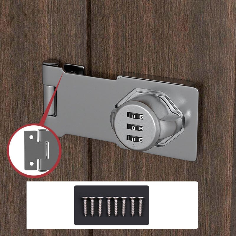 Rynx | Household Cabinet Password Locks Silver Two holes screw