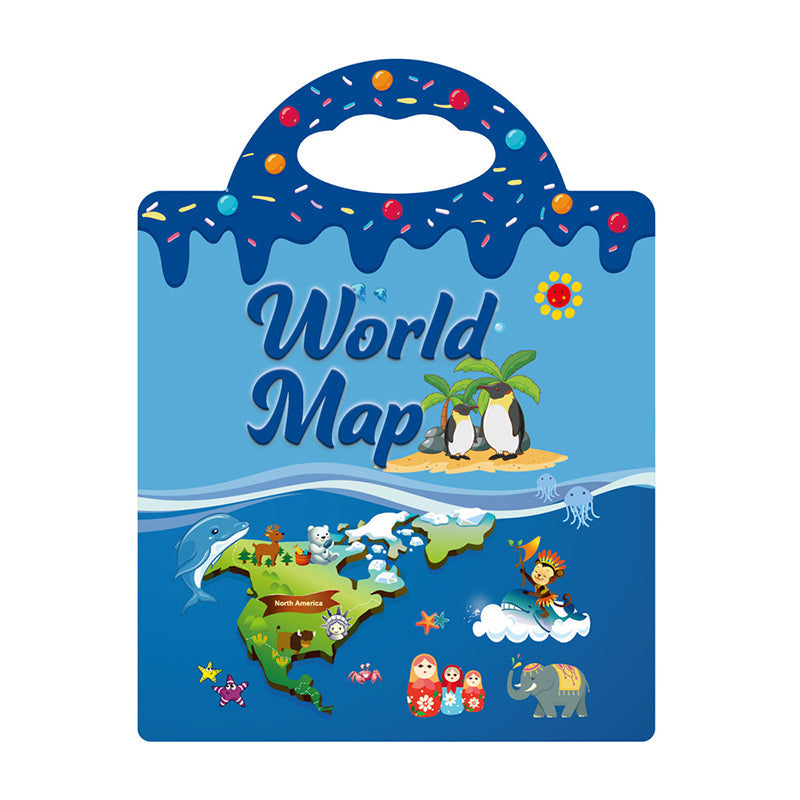 Rynx | Waterproof Eco-Friendly Educational Sticker Book for Kids
