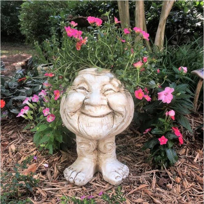 Rynx | FunnyFace Character Plant Pots | Funny Flower Pots with Personality | Indoor & Outdoor Decor