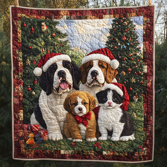 Rynx | Saint Bernard Christmas blanket