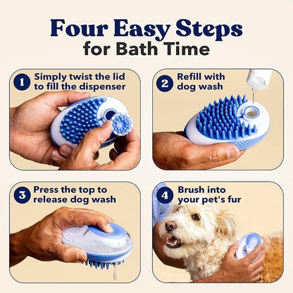 Rynx | 2-in-1 Pet Bath Brush & Massage Comb