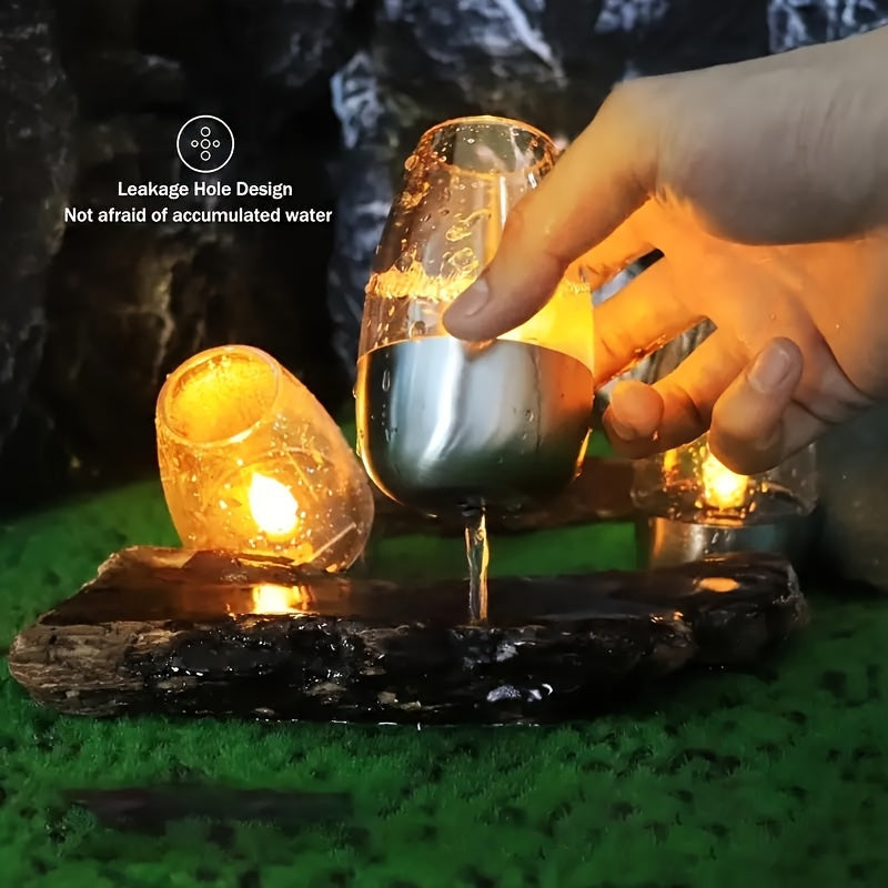 Rynx | SolarCandle - LED Tealight on Solar Energy, Decorative Warm White Light Lamp