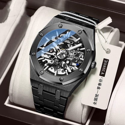 Rynx | Men's high-quality skeleton automatic mechanical watch