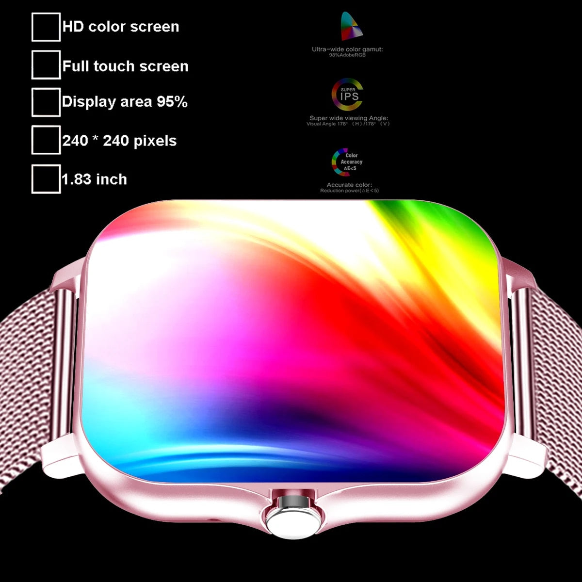 Rynx | Square Smartwatch: Your ultimate training and lifestyle partner
