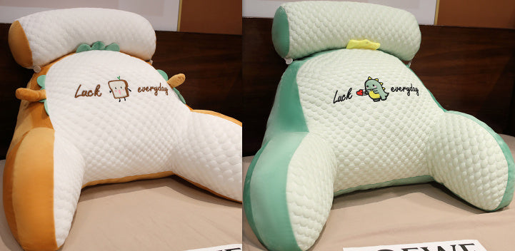 Rynx | Soft fluffy triangular reading pillow