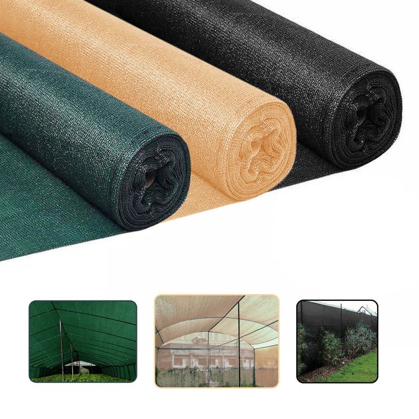 RYNX | Shadecloth 1.83x20m 50/70/90 Sun Screen Sail Shade Cloth Mesh Roll Net Garden Outdoor