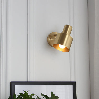 Rynx | Modern minimalist gold metal wall lamp