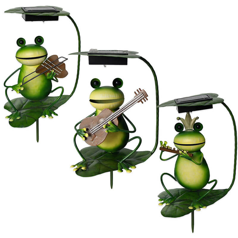 Rynx | GardenFrog Solar-Powered Decorative Light – Playful Outdoor Floor Lamp