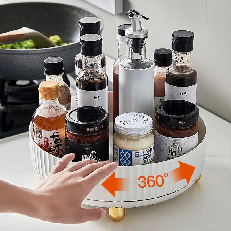 Rynx | 360 Degree Rotatable Storage Tray, Spice Rack