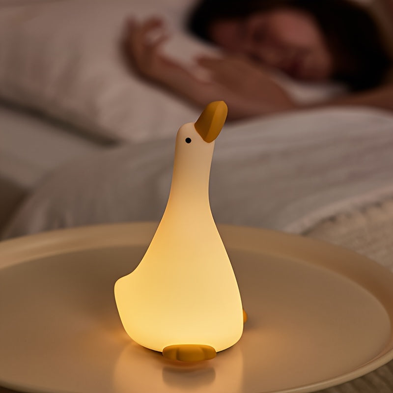 Rynx | DreamDuck - Silicone Night Light with USB Rechargeable Touch Sensor and 3 Brightness Levels