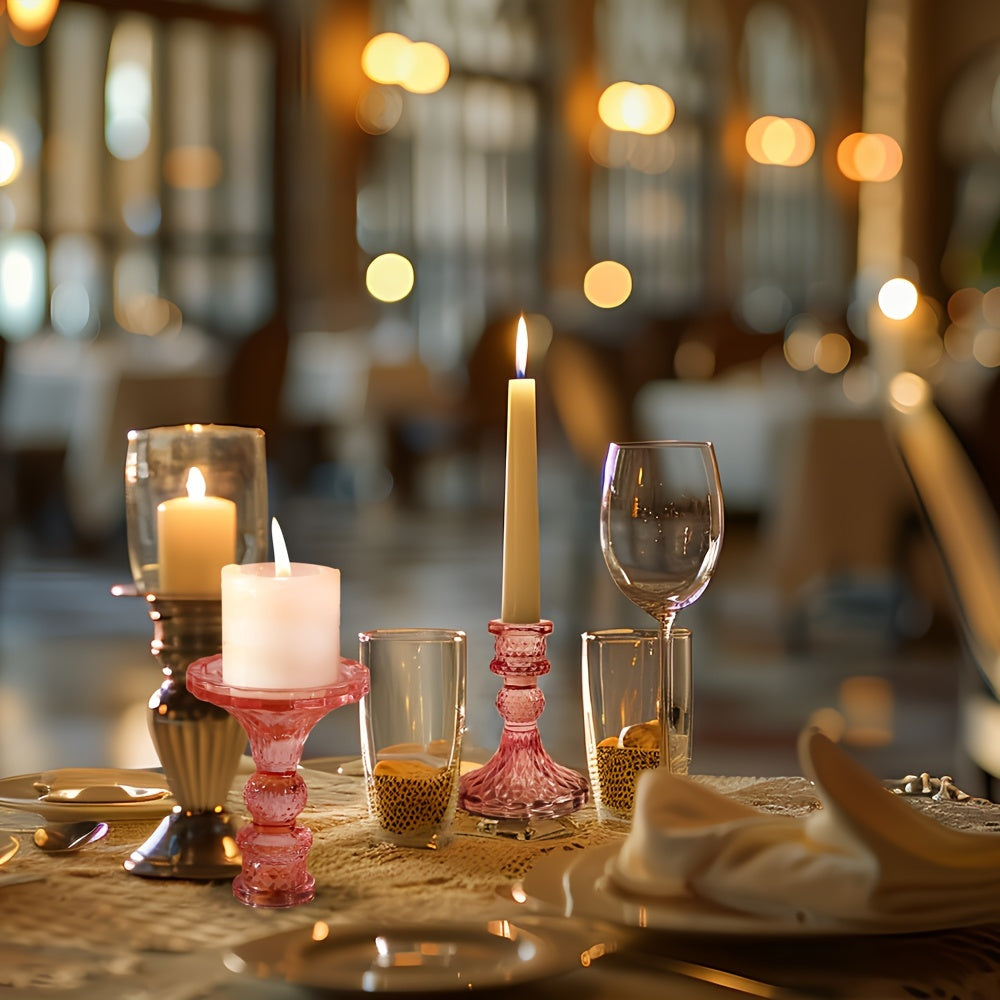 Rynx | Pink Crystal Chandeliers - Romantic Decoration for Christmas and Holidays