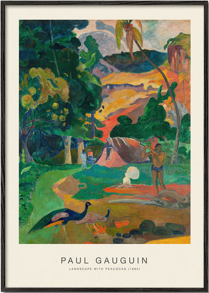 Rynx | Landscape with Peacocks (Limited Edition) - Paul Gauguin