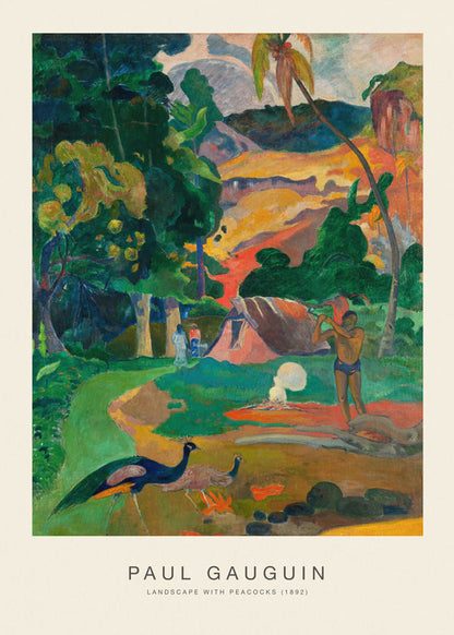 Rynx | Landscape with Peacocks (Limited Edition) - Paul Gauguin