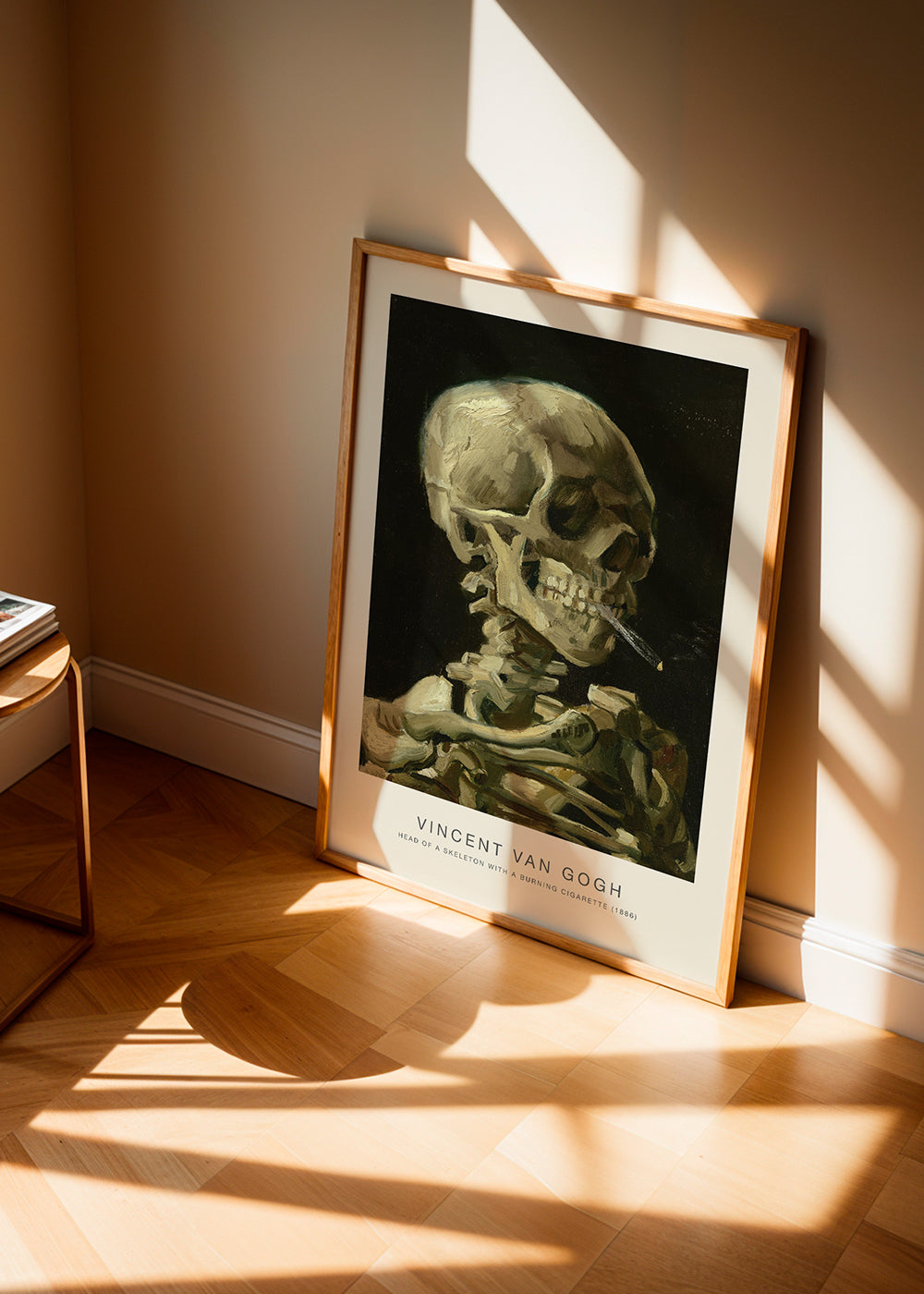 Rynx | Skeleton with a burning cigarette (Special Edition) - Vincent van Gogh