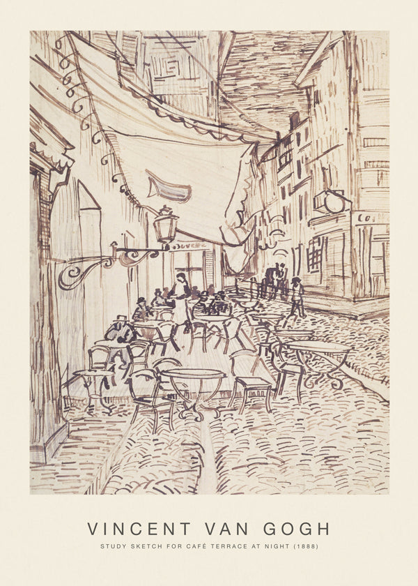Rynx | Design study for café terrace at night (special edition) - Vincent van Gogh