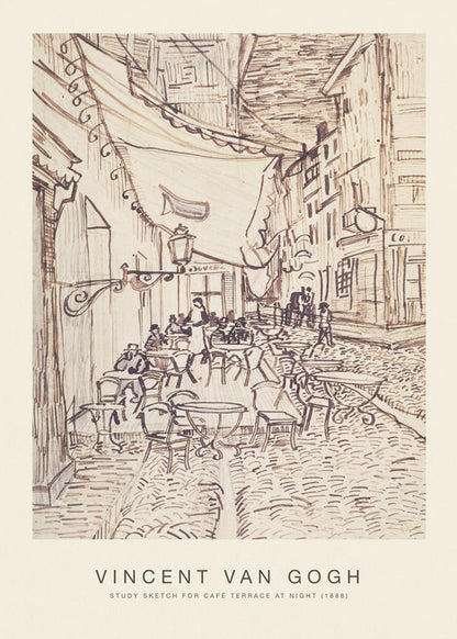 Rynx | Design study for café terrace at night (special edition) - Vincent van Gogh