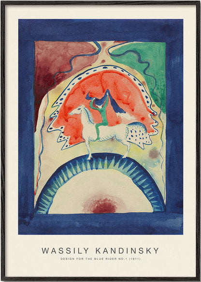 Rynx | Design for the Blue Rider No. 1 (Special Edition) - Wassily Kandinsky