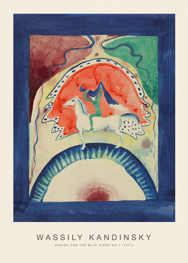 Rynx | Design for the Blue Rider No. 1 (Special Edition) - Wassily Kandinsky