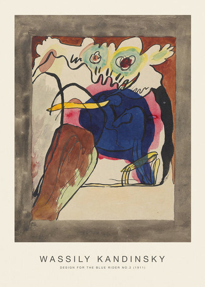 Rynx | Design for the Blue Rider No. 2 (Special Edition) - Wassily Kandinsky
