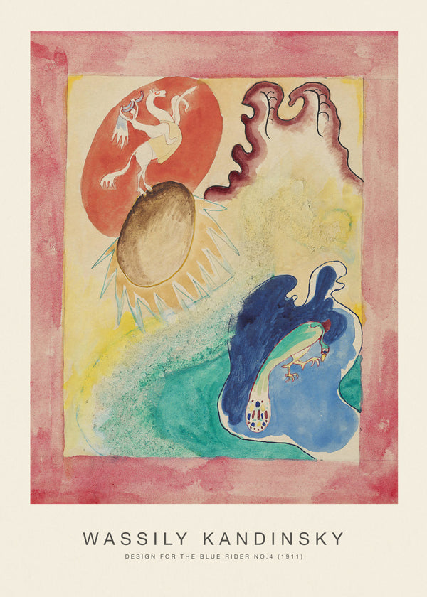 Rynx | Design for the Blue Rider No. 4 (Special Edition) - Wassily Kandinsky