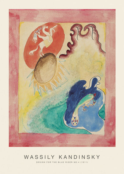 Rynx | Design for the Blue Rider No. 4 (Special Edition) - Wassily Kandinsky