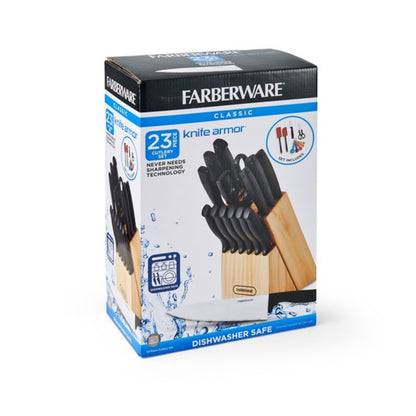 Rynx | 23-piece set in stainless steel cutlery and utensils - Never needs sharpening Dishwasher safe