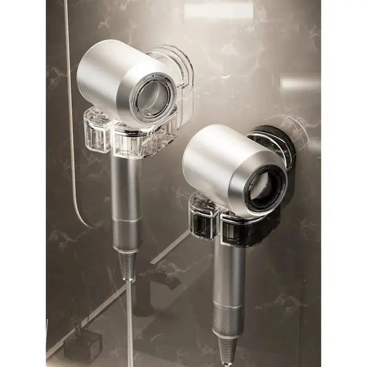 Rynx | Redatable Hair Dryer Holder — Drill-Free 360° Swivel Organizer