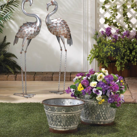 Rynx | Galvanized Metal Planters