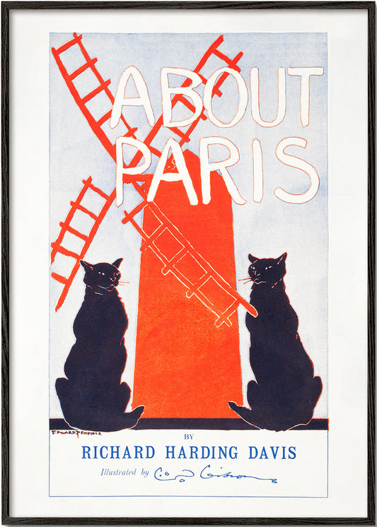 Rynx | About Paris Vintage poster by Edward Penfield