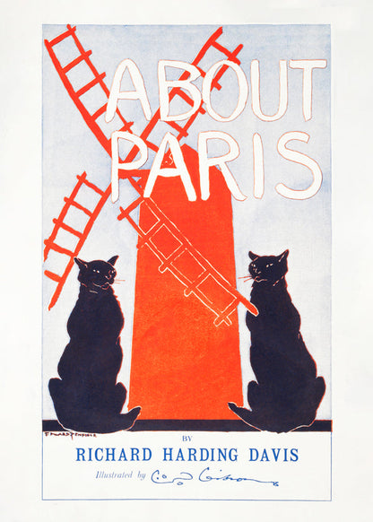 Rynx | About Paris Vintage poster by Edward Penfield